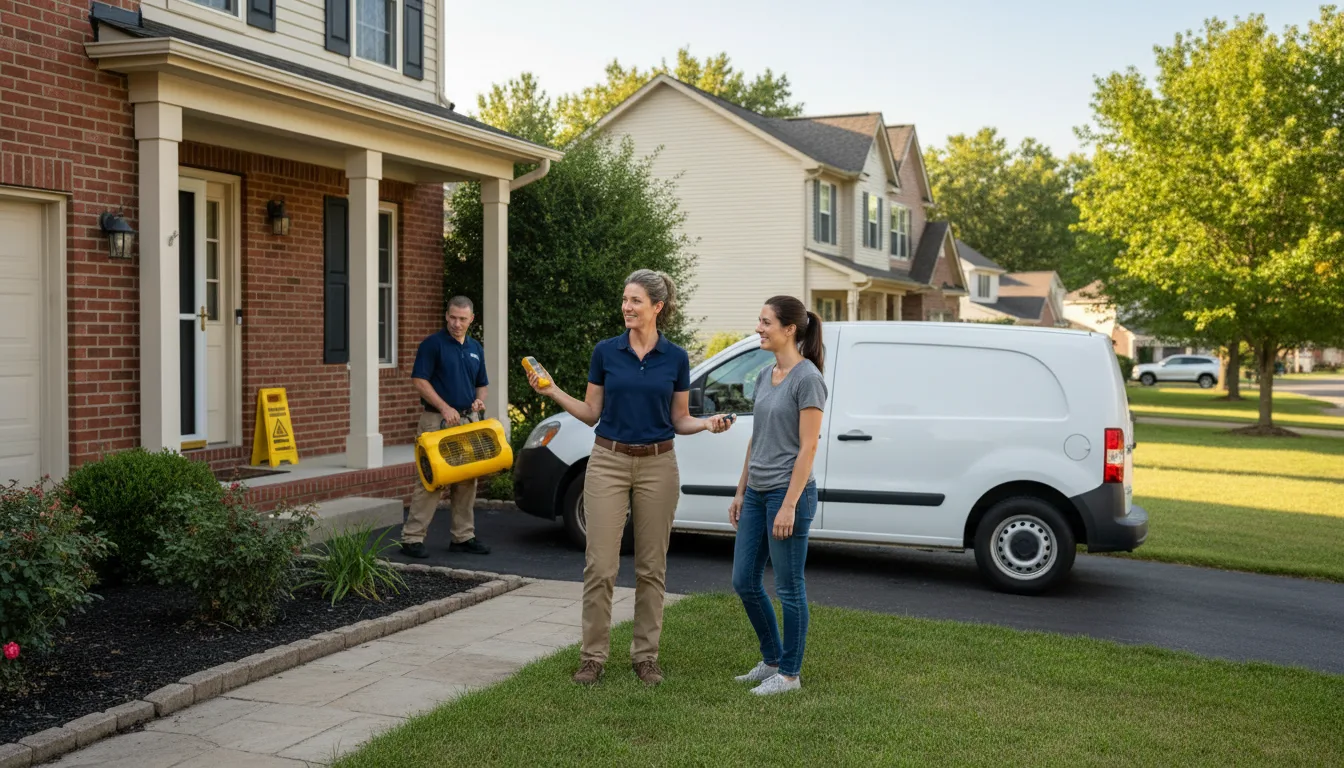 Residential water damage restoration in Jackman, ME